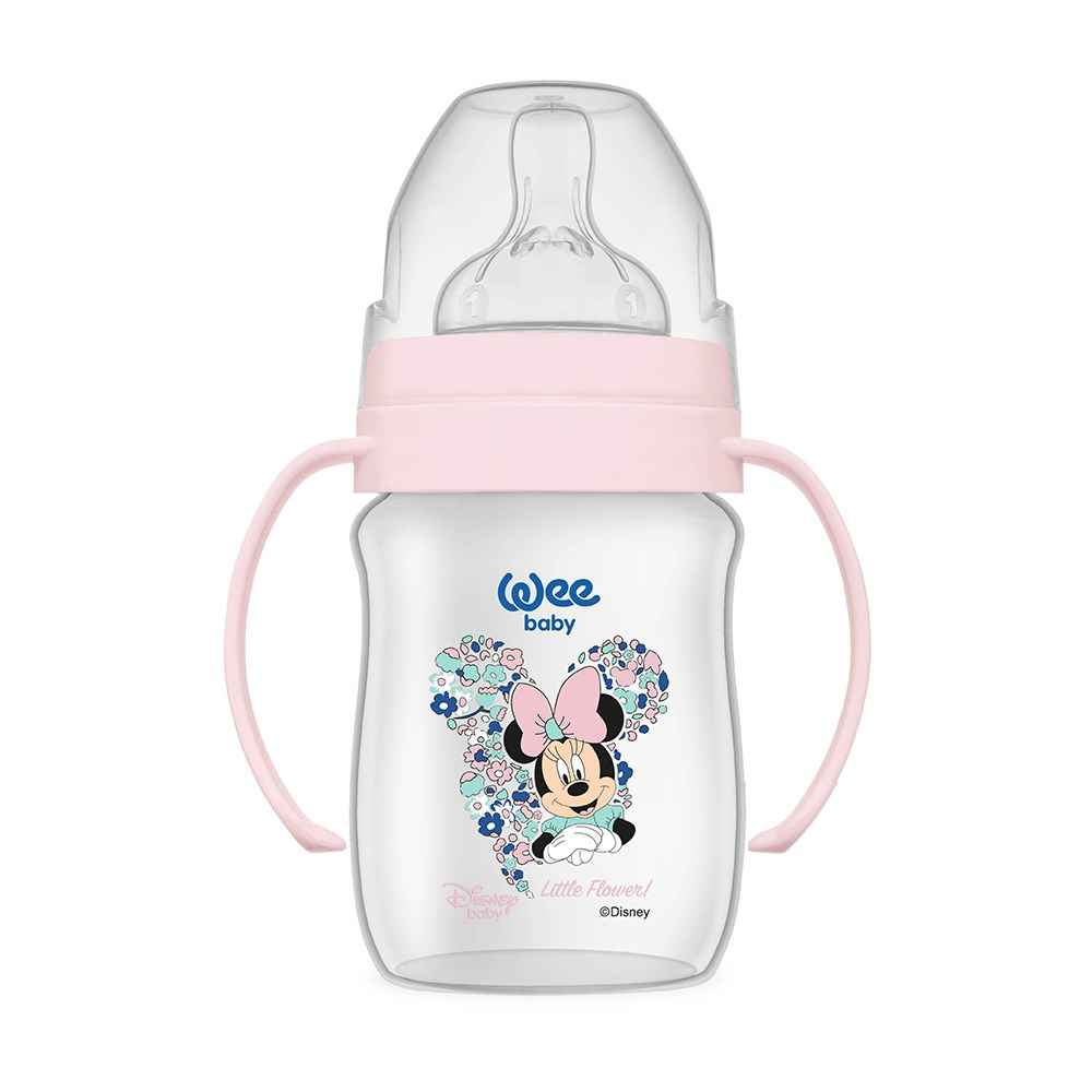 Wee Baby Disney Plus Kulplu Biberon 150 ml 177 Pembe