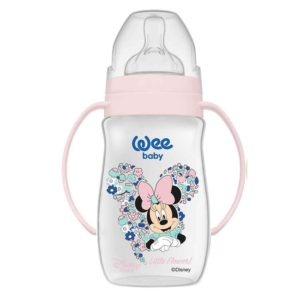 Wee Baby Disney Plus Kulplu Biberon 250 ml 178 Pembe