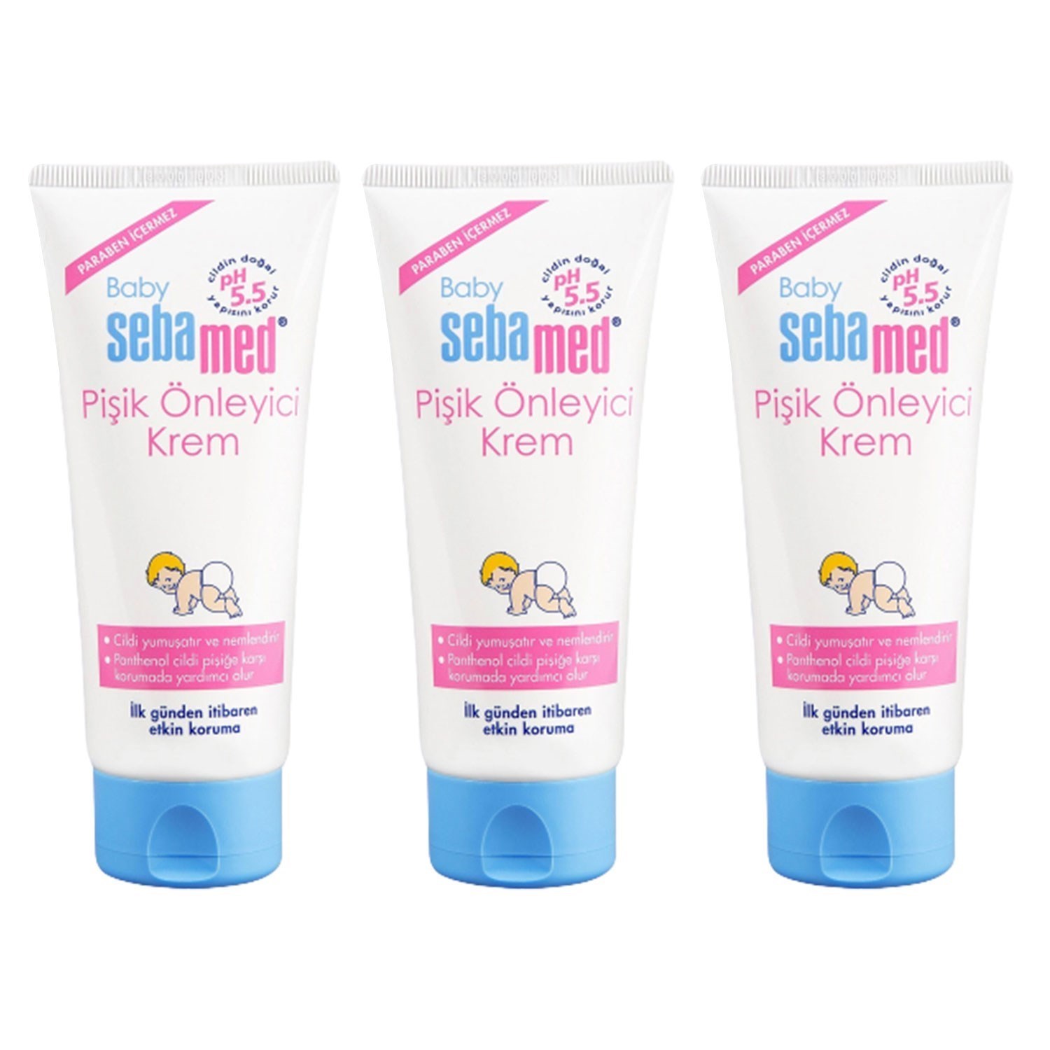 Sebamed Bebek Pişik Kremi 100 ml 3 Adet 