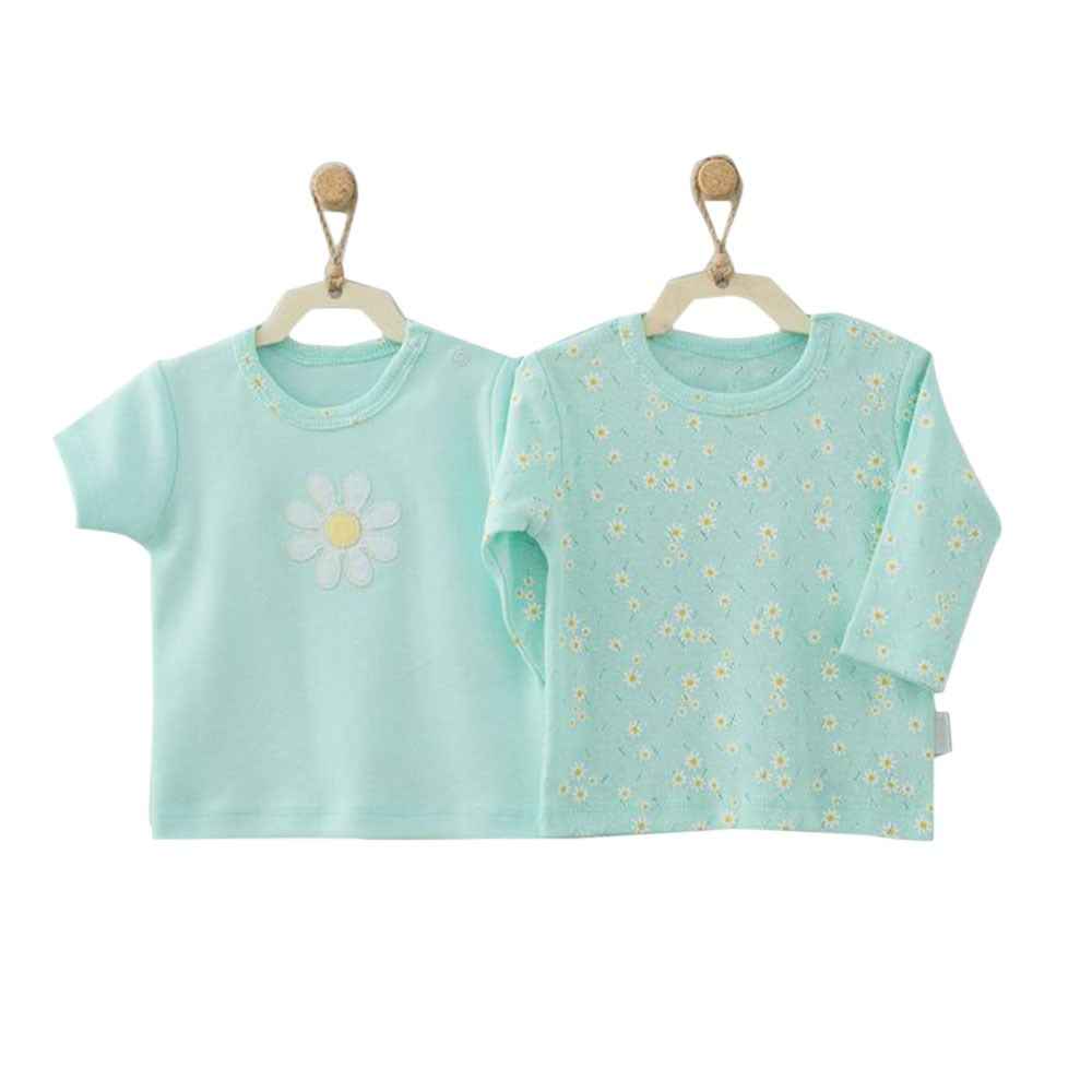 Andywawa Daisy Tshirt 2'li AC9560 Mint