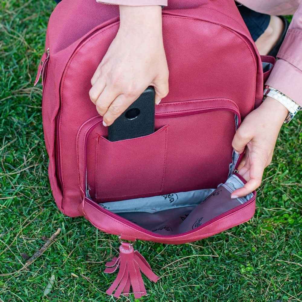 Babyes Escape Bebek Bakım Sırt Çantası Bordo