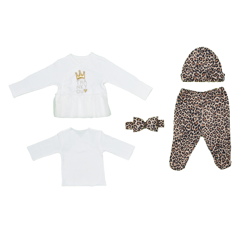 İdil Baby Bebek Zıbın Takımı 12210 Leopar