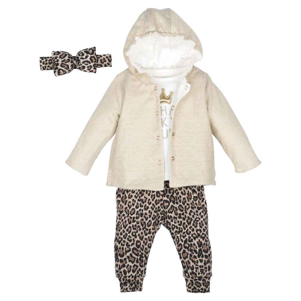 İdil Baby 4lü Bebek Takımı 12209 Leopar