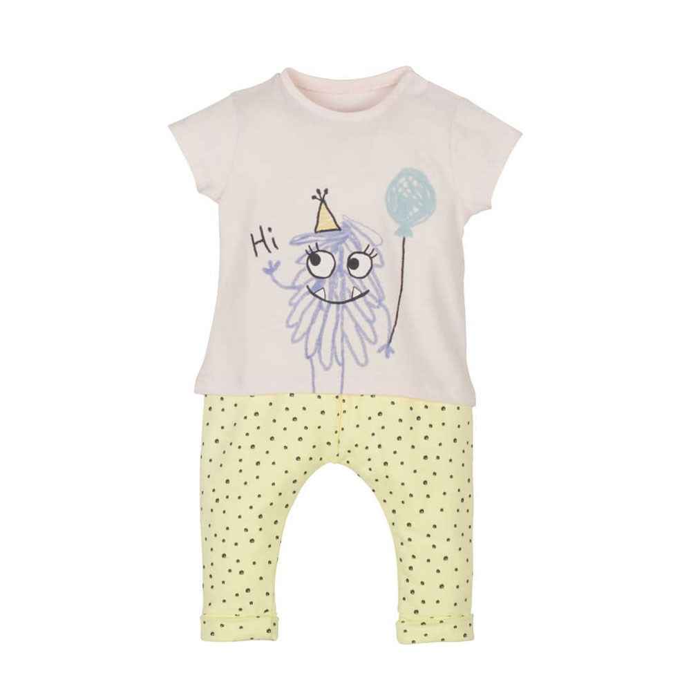 Mamino Bebek Pijama Takımı 11626 Baskılı