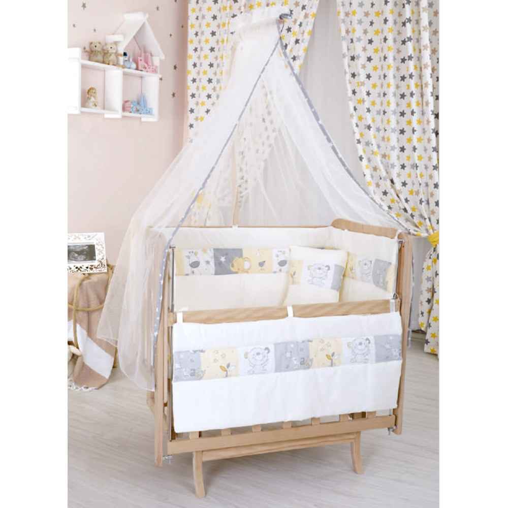 Bebekonfor Lara 60X90 Asansörlü Beşik Doğal Desenli