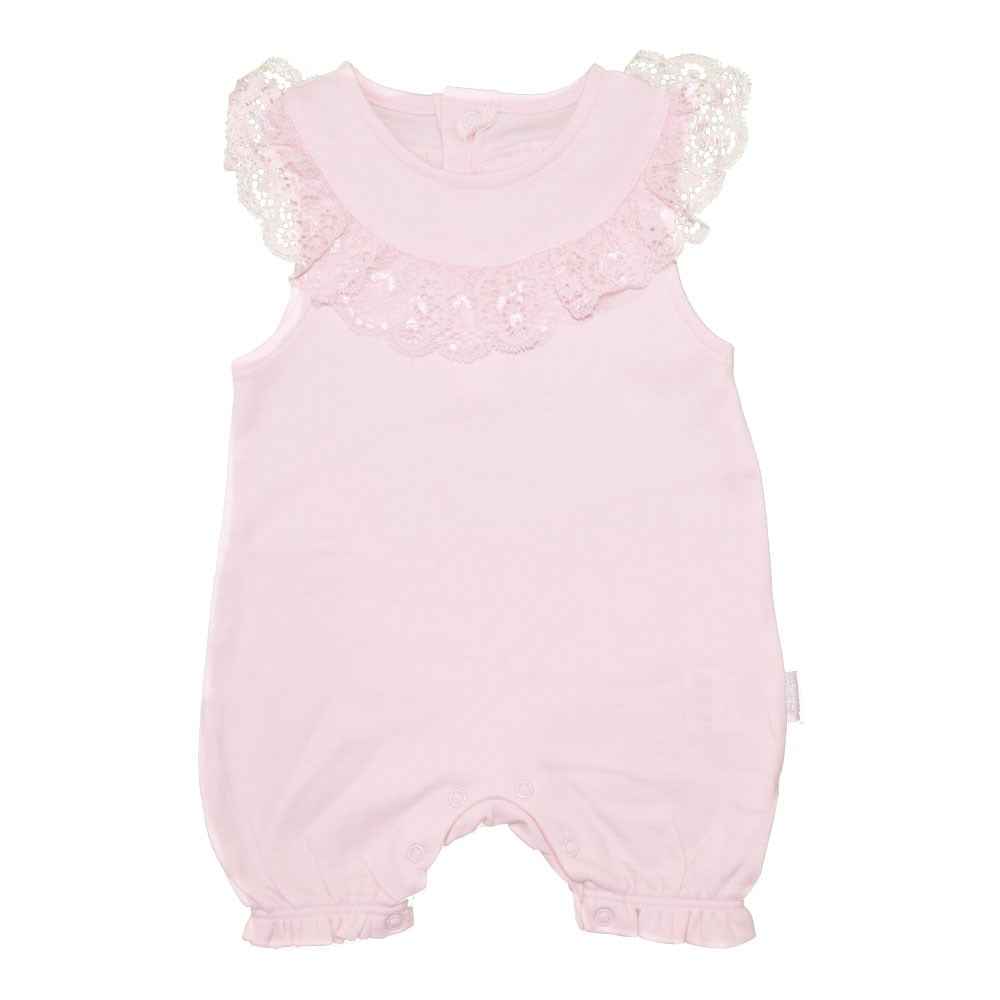 Andywawa Chic Girl Bebek Tulumu AC9647 Pembe