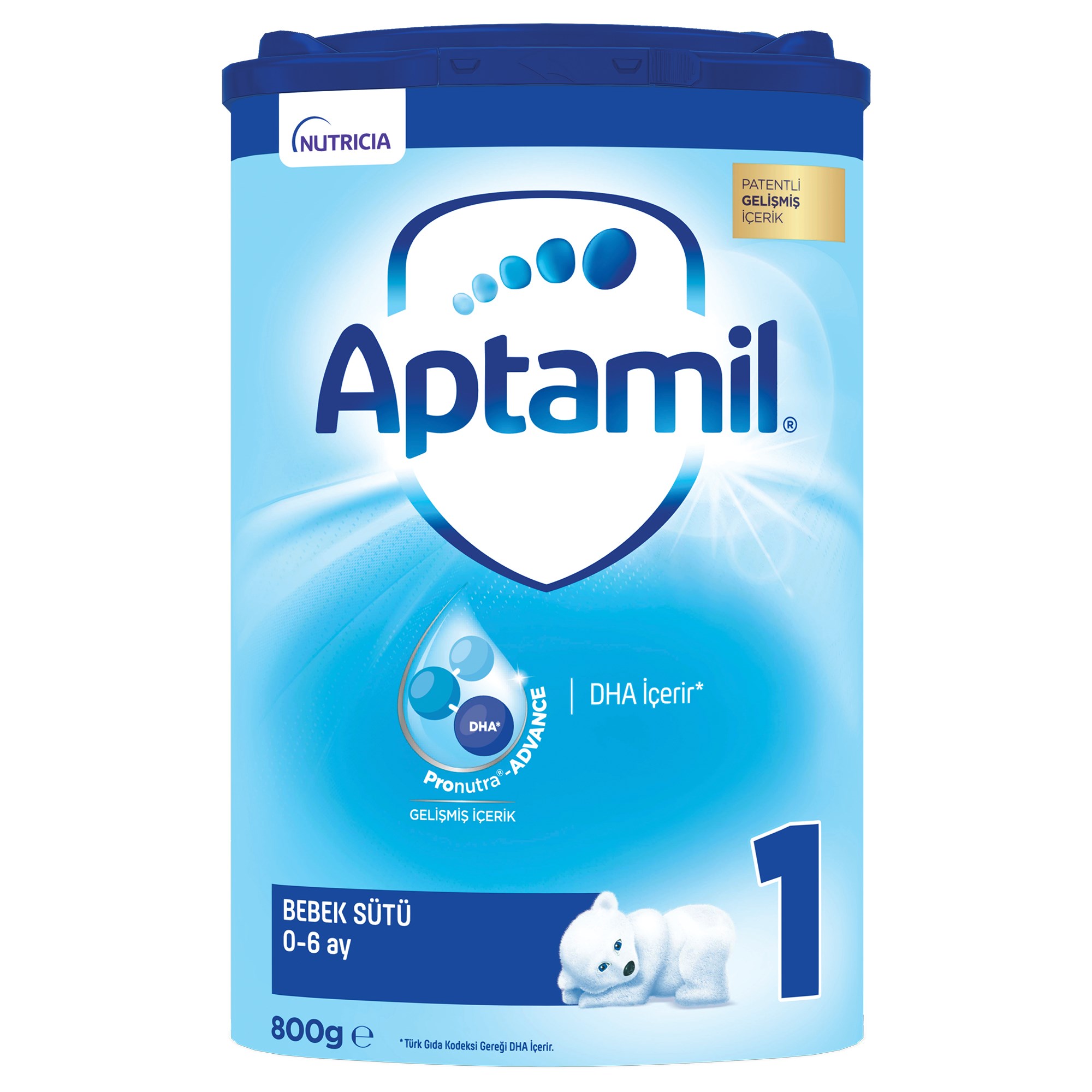 Aptamil 1 Bebek Sütü 800 g 0-6 Ay Akıllı Kutu 