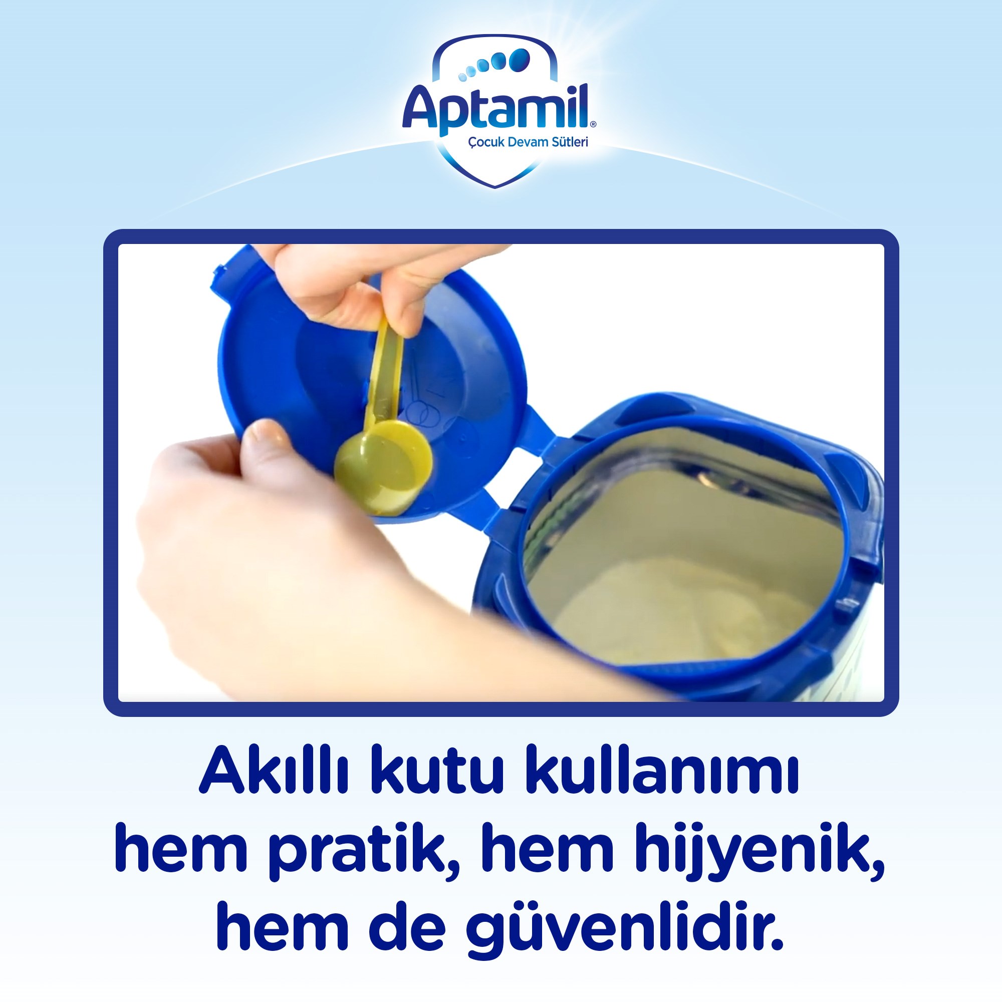 Aptamil 1 Bebek Sütü 800 g 0-6 Ay Akıllı Kutu 