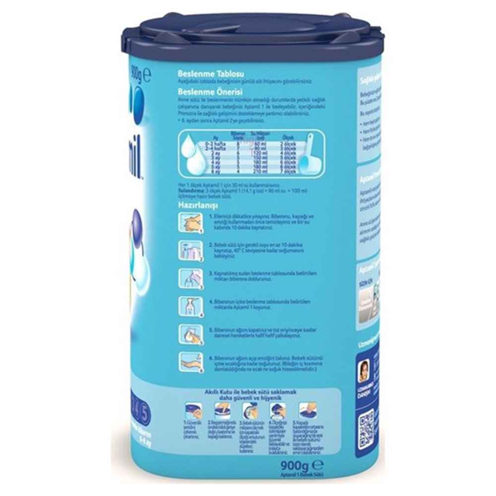 Aptamil 1 Bebek Sütü 900 gr 
