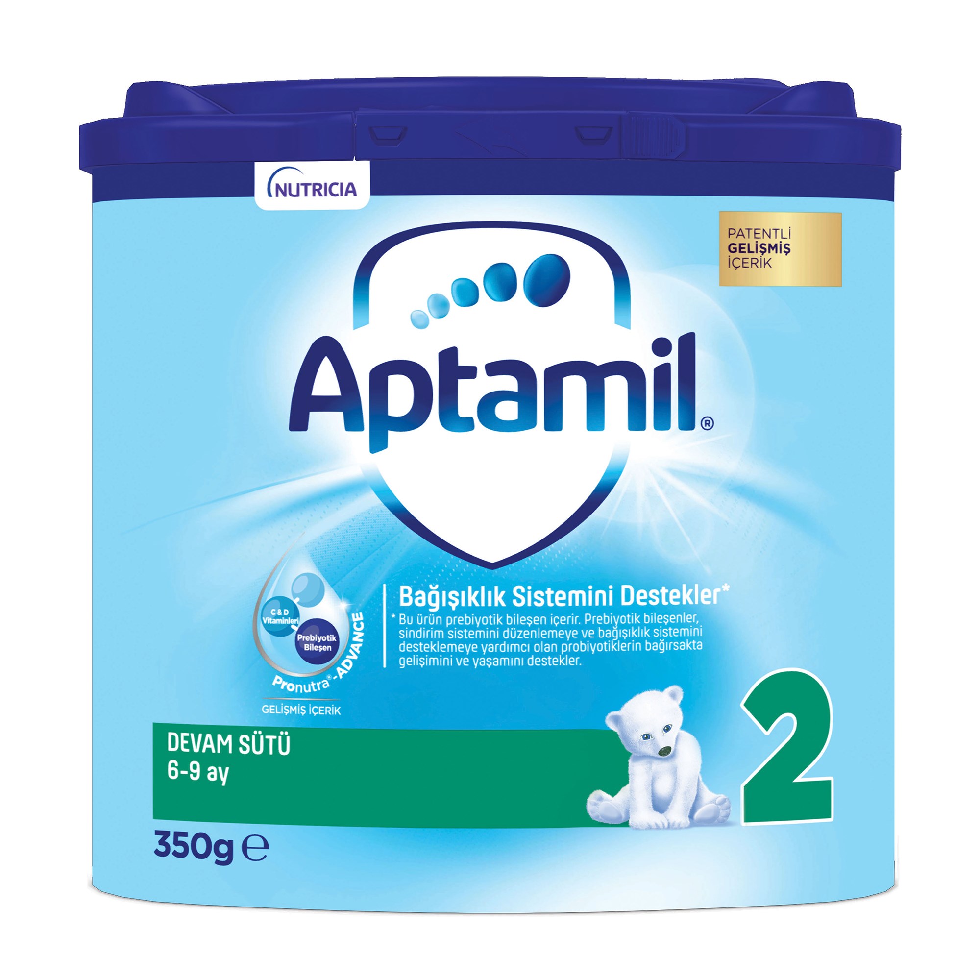 Aptamil 2 Devam Sütü 350 g 6-9 Ay Akıllı Kutu  