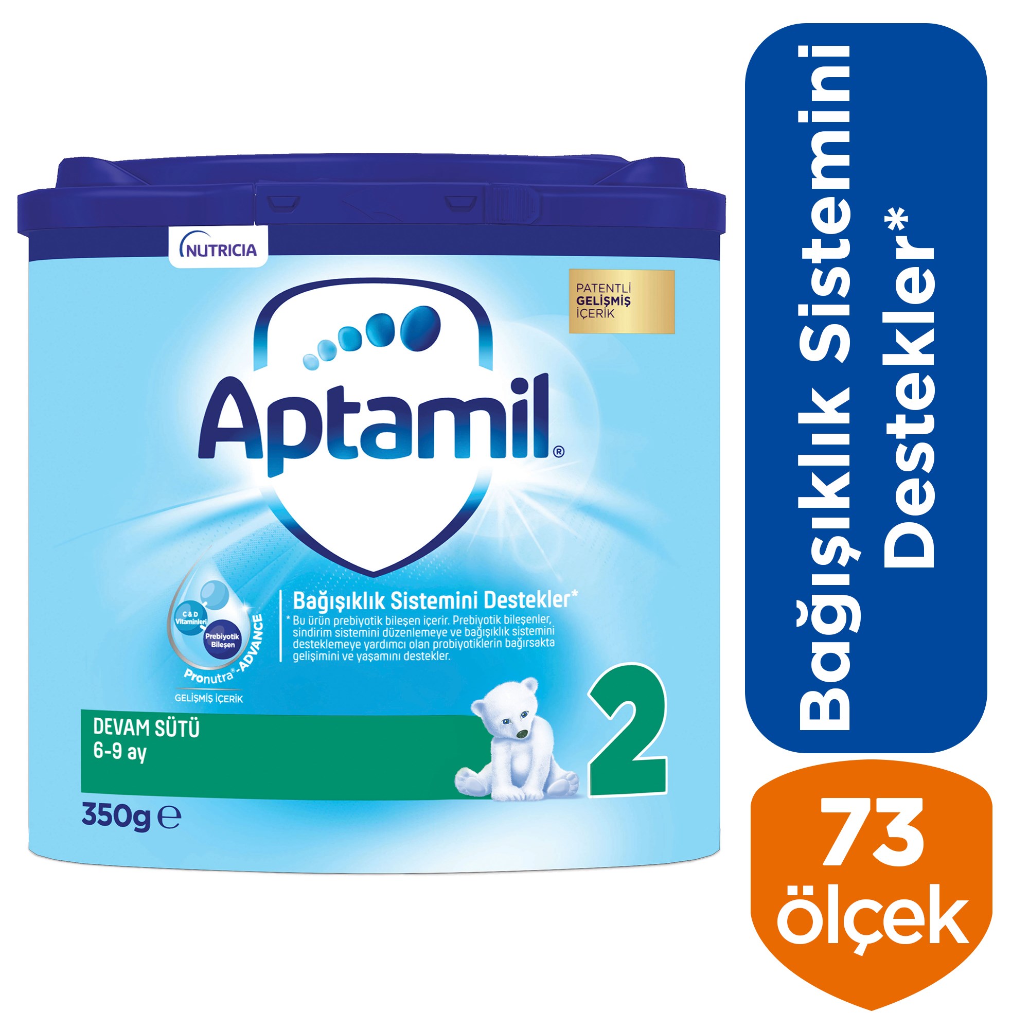 Aptamil 2 Devam Sütü 350 g 6-9 Ay Akıllı Kutu  