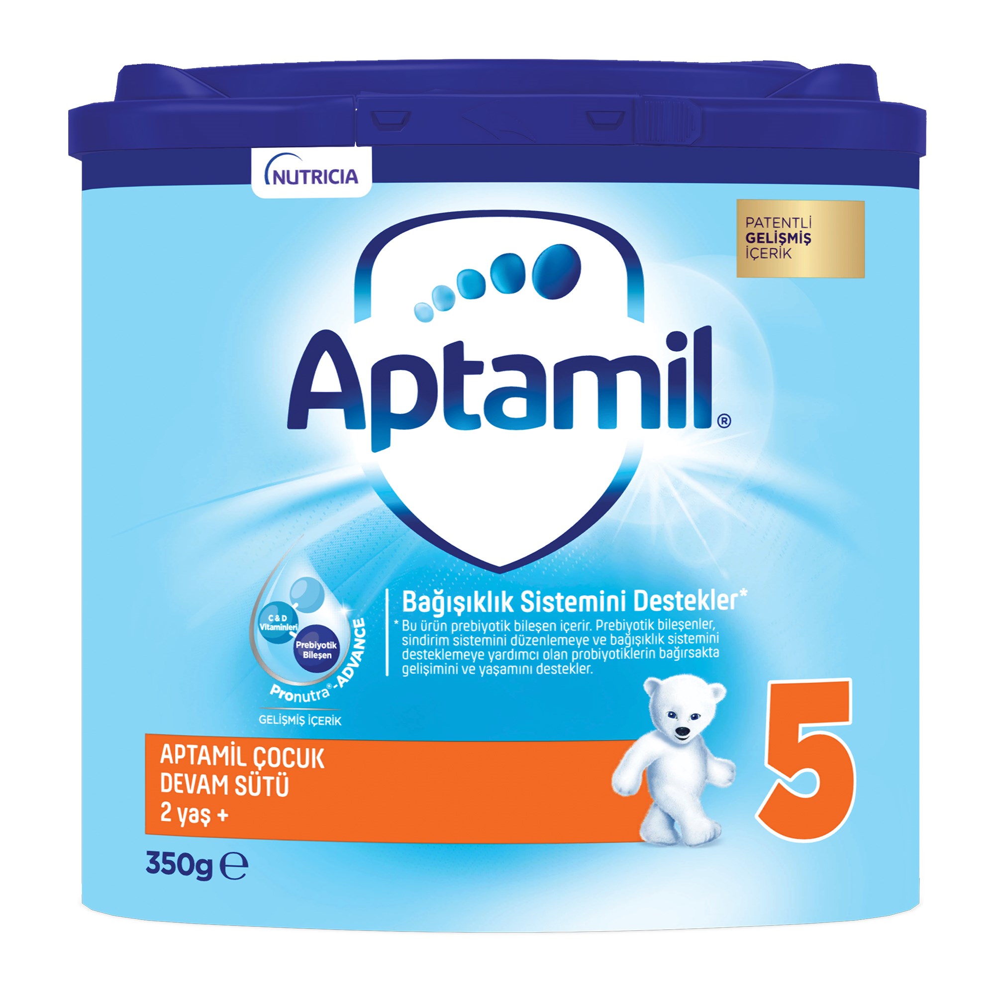 Aptamil 5 Çocuk Devam Sütü 350g 2 Yaş+ Akıllı Kutu 