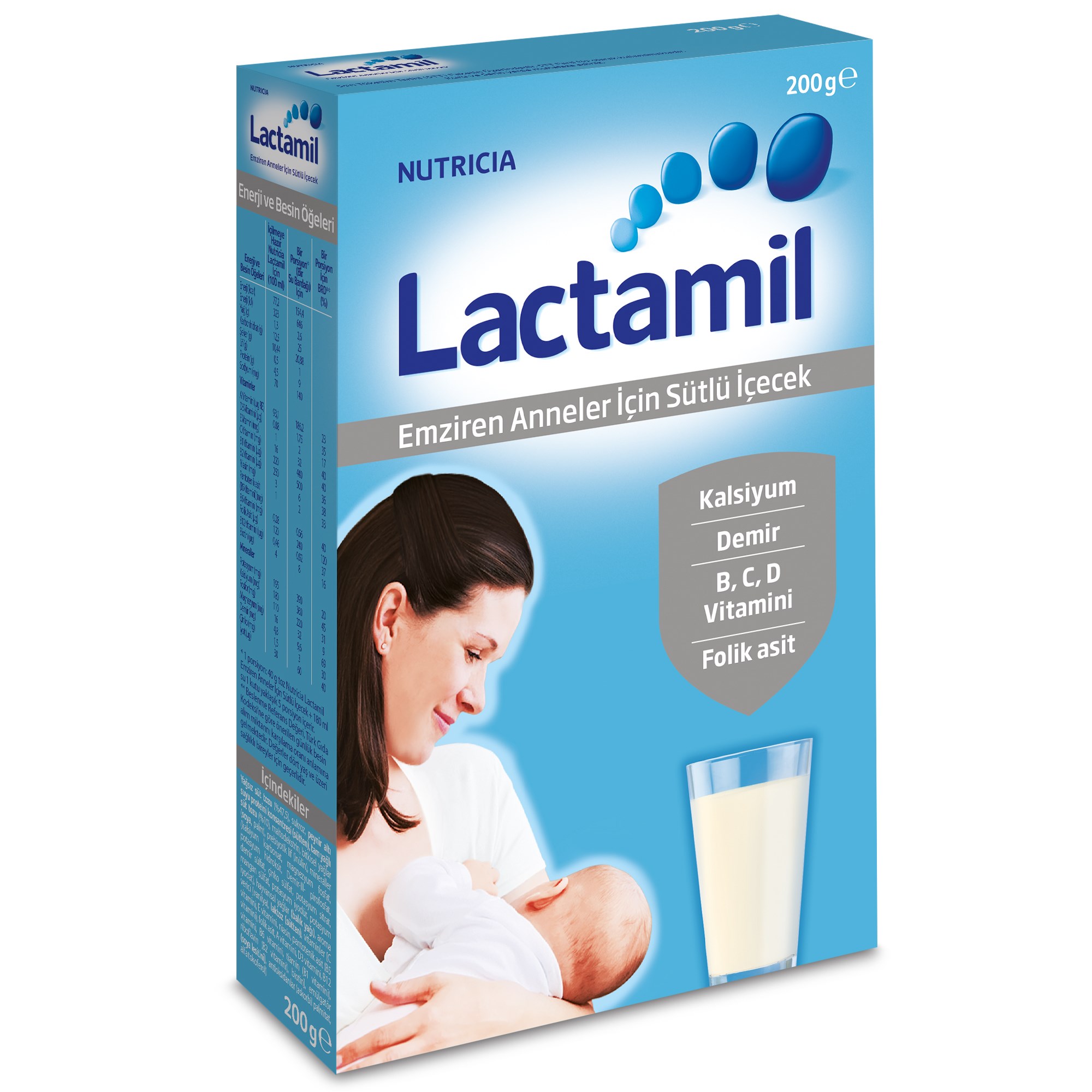 Lactamil Emziren Anneler İçin Sütlü İçecek 200 gr. 