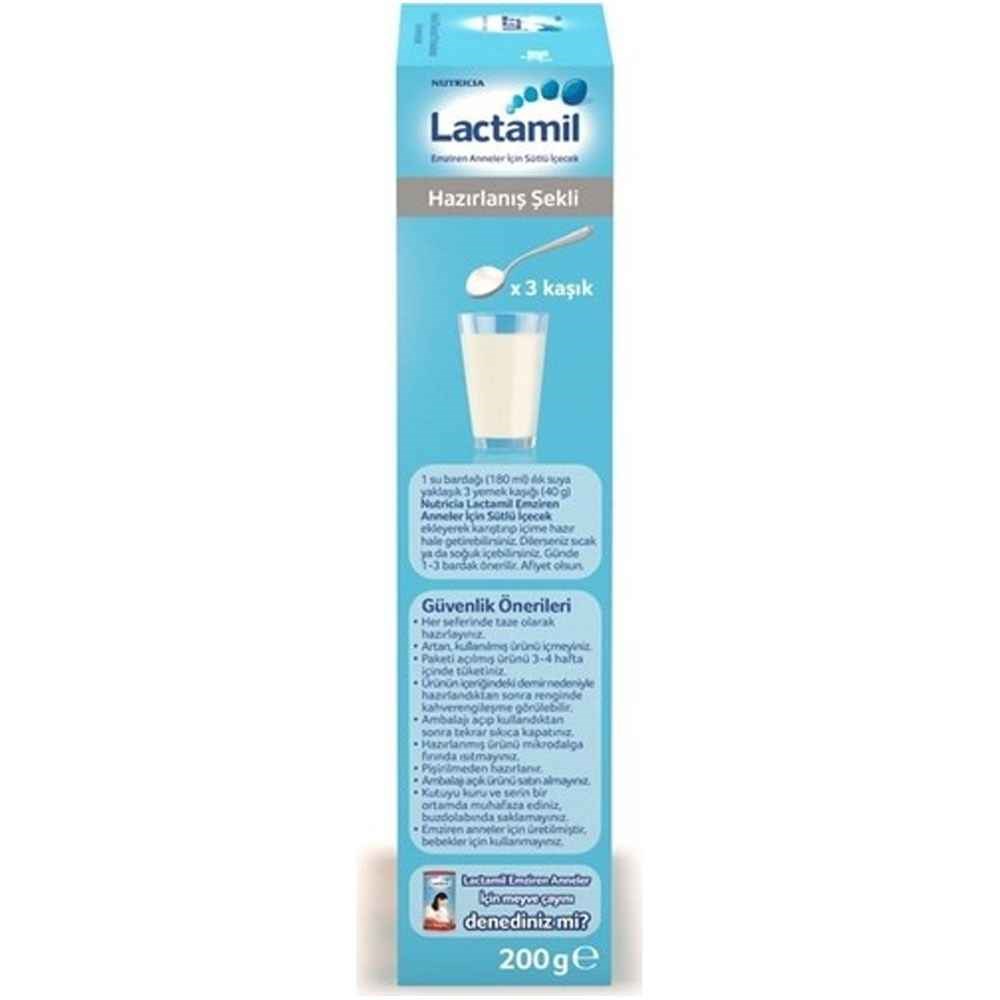 Lactamil Emziren Anneler İçin Sütlü İçecek 200 gr. 