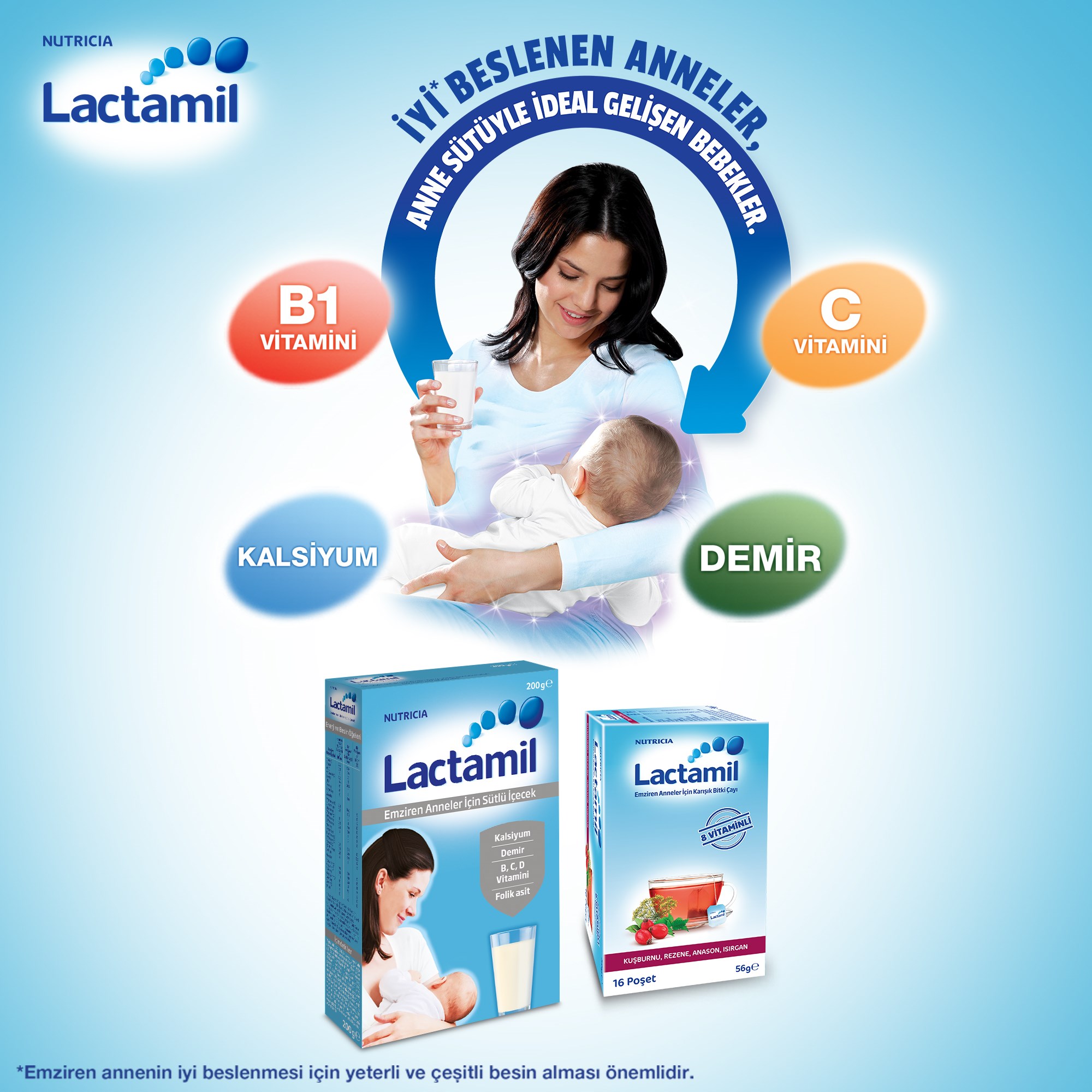 Lactamil Emziren Anneler İçin Sütlü İçecek 200 gr. 