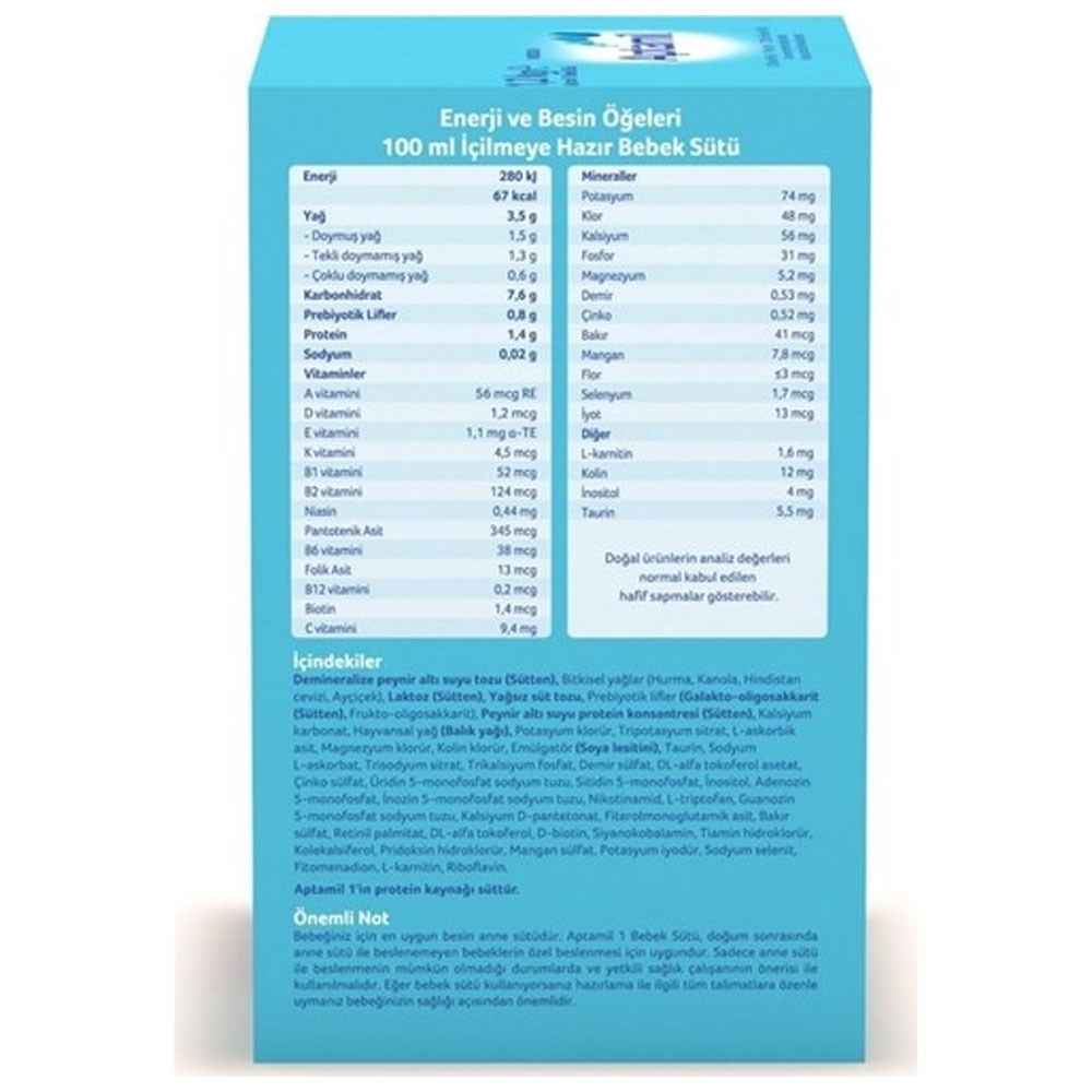 Aptamil 1 Bebek Sütü 1200 gr 