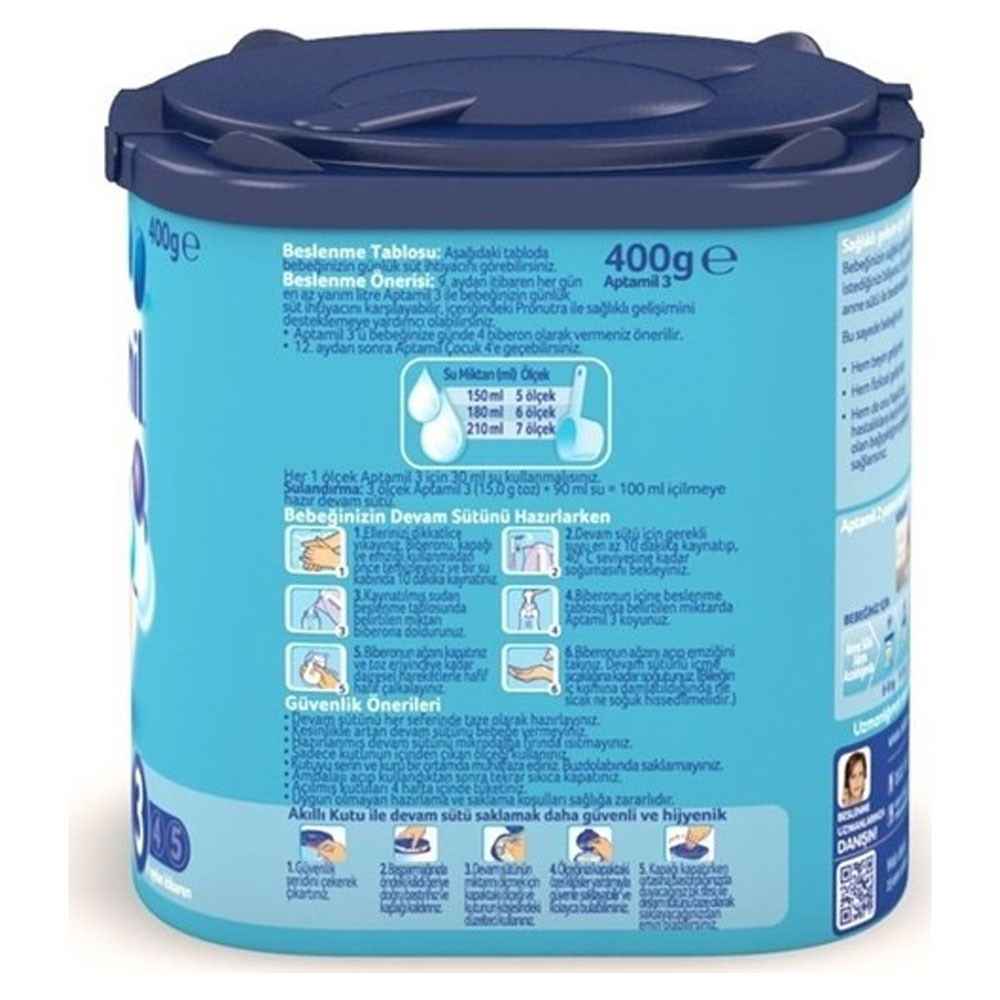 Aptamil 3 Bebek Sütü 400 gr 