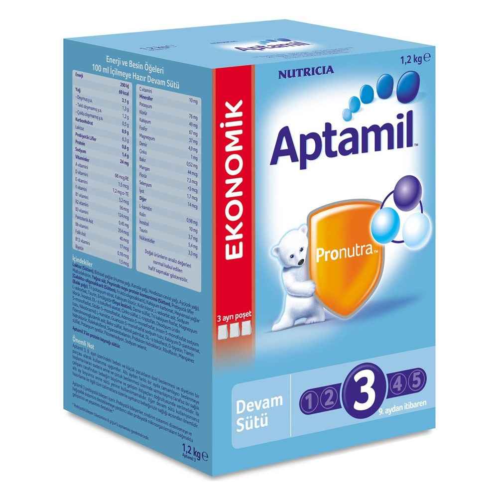Aptamil 3 Bebek Sütü 1200 gr 