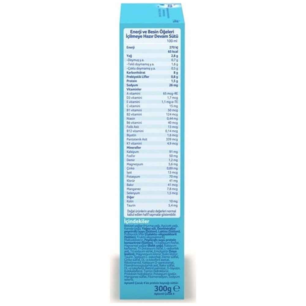 Aptamil 4 Çocuk Devam Sütü 300 gr 