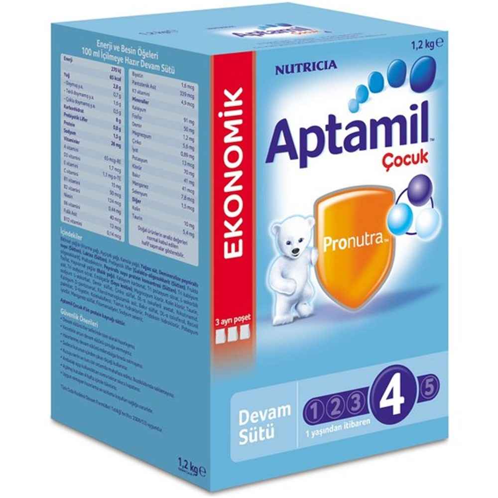 Aptamil 4 Çocuk Devam Sütü 1200 gr 