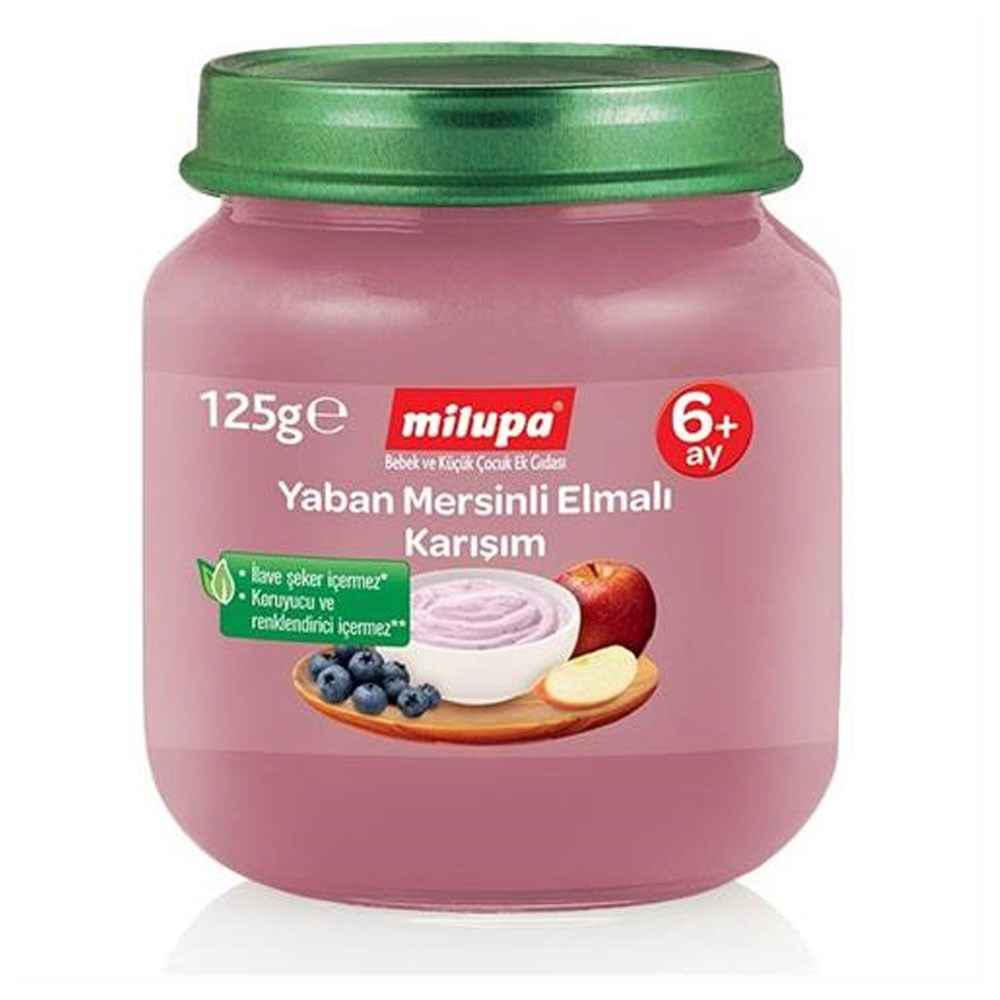Milupa Yaban Mersinli Elma Karışımı 125 gr 