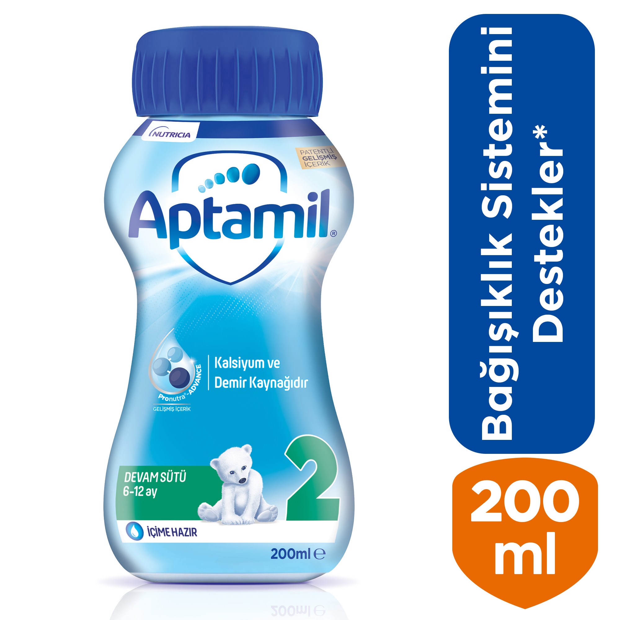 Aptamil 2 Devam Sütü İçime Hazır 200 ml 6-12 Ay 