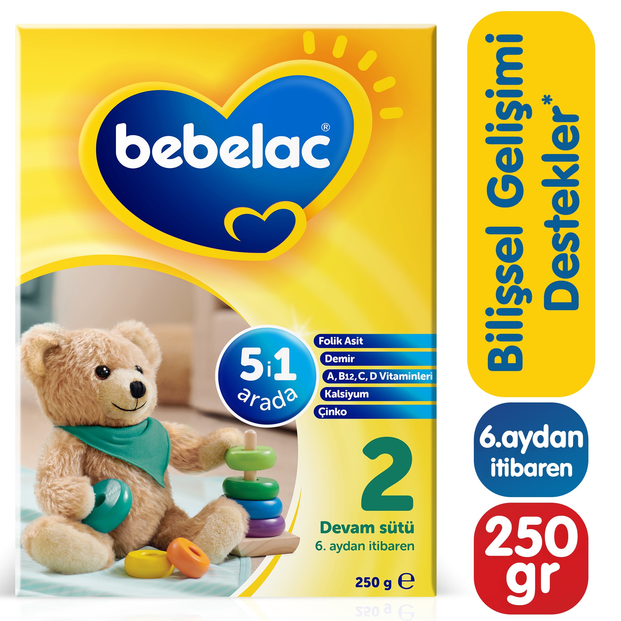 Bebelac 2 Devam Sütü 250 g 6-9 Ay 