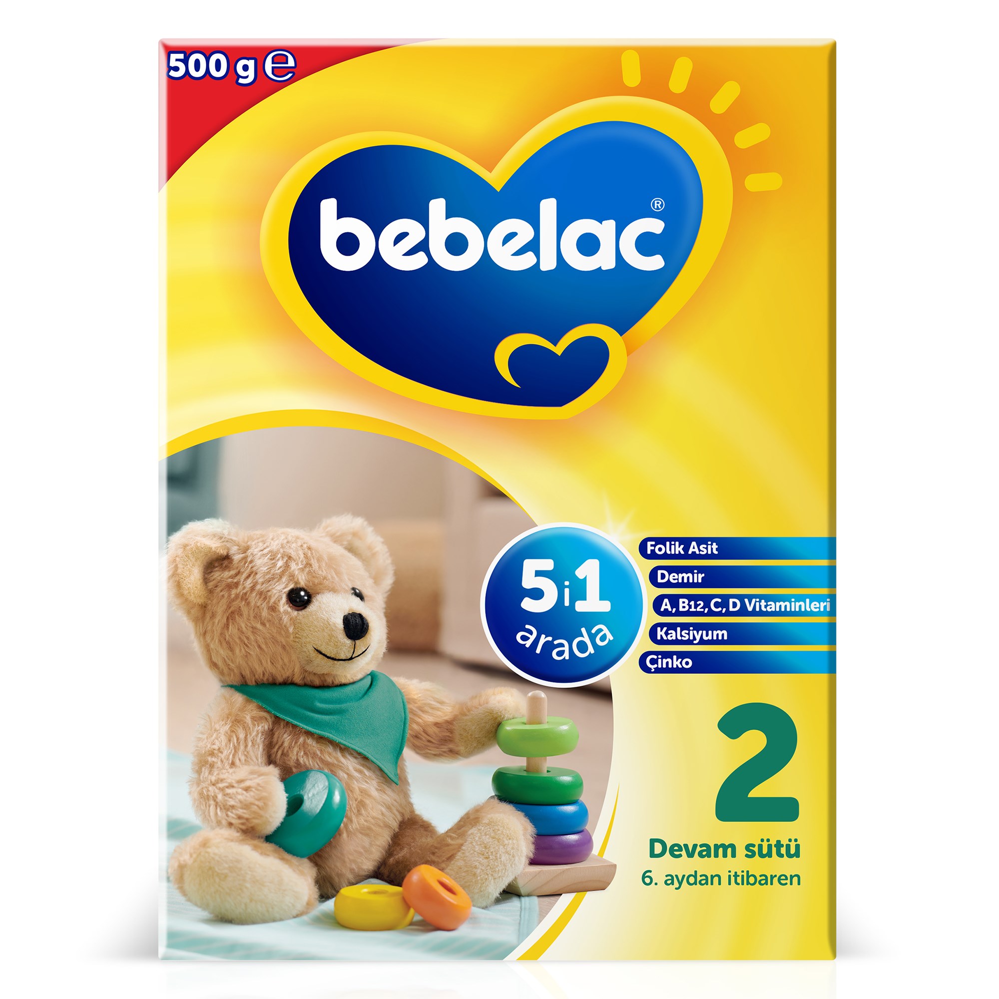 Bebelac 2 Devam Sütü 500 g 6-9 Ay 