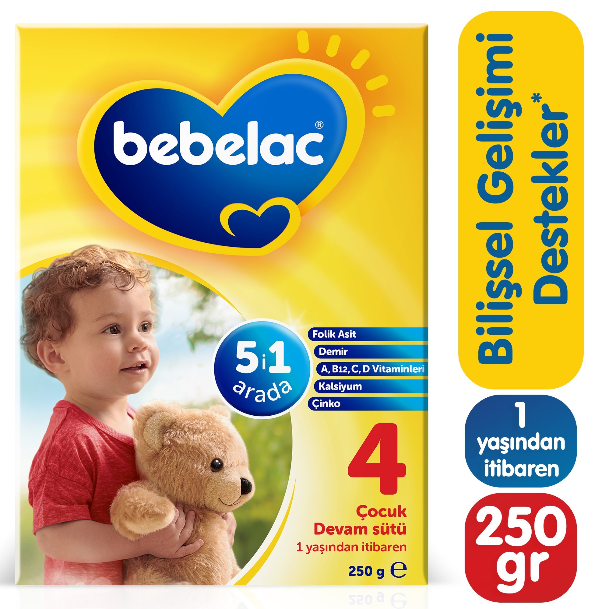 Bebelac 4 Çocuk Devam Sütü 250 g 1 Yaş+ 