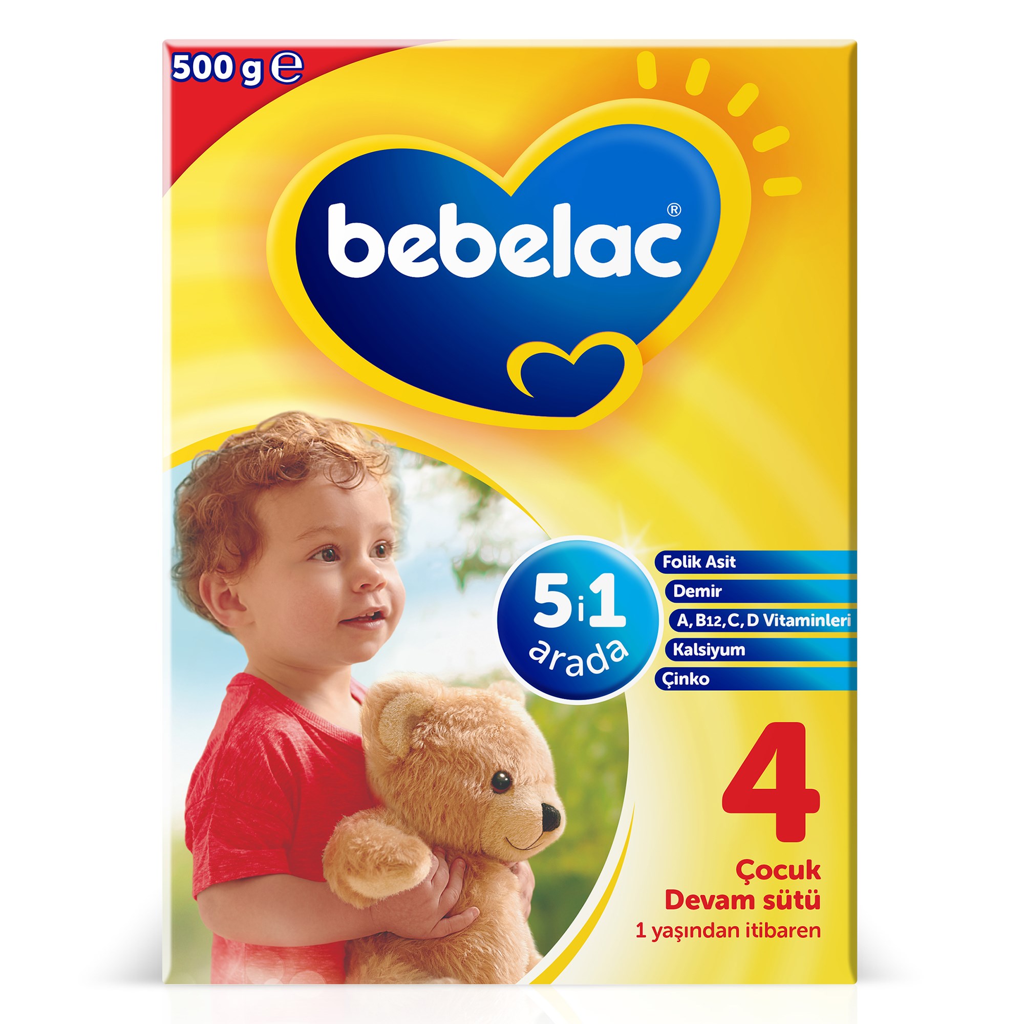 Bebelac 4 Çocuk Devam Sütü 500 g 1 Yaş+ 