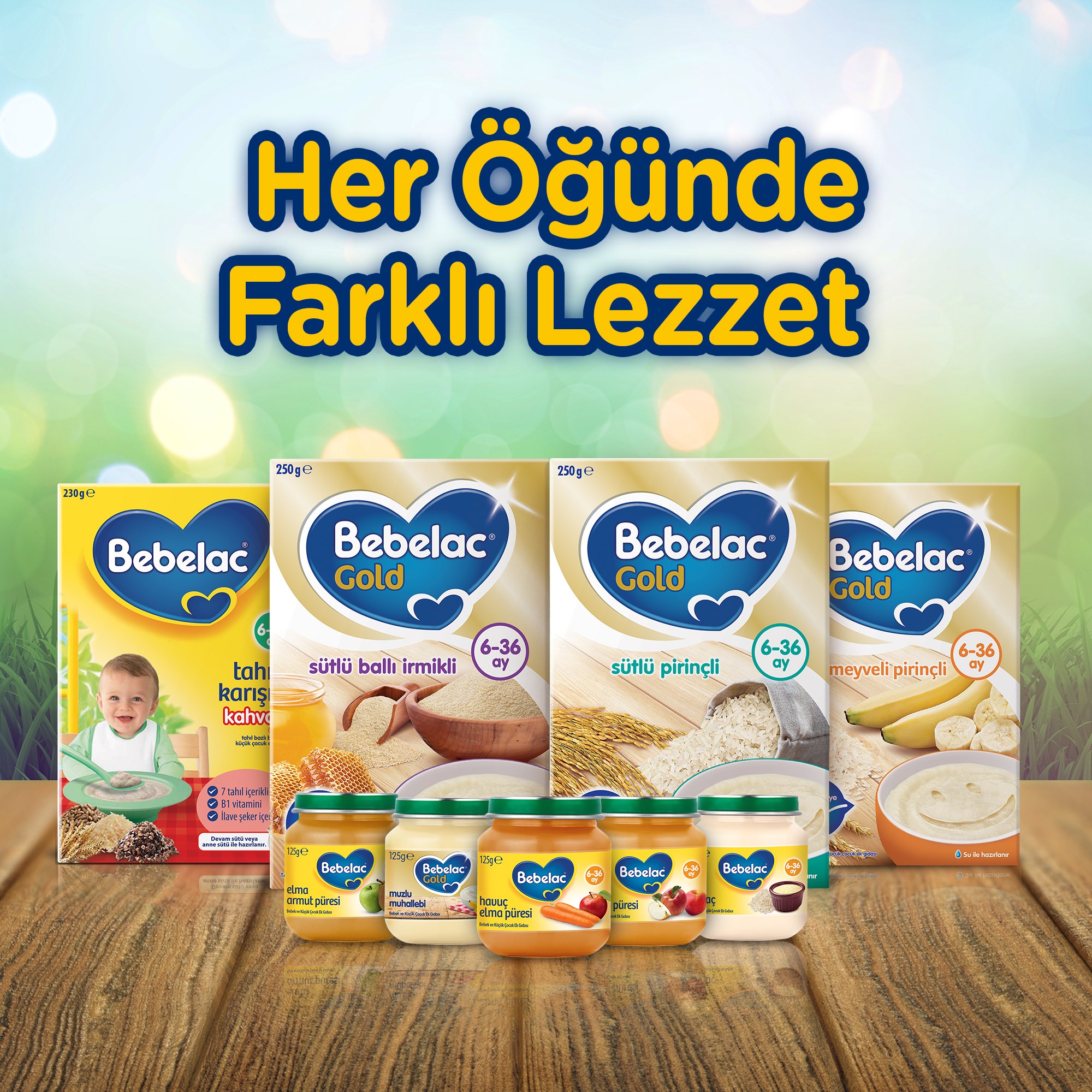 Bebelac Gold Sütlü Meyveli Pirinçli Kaşık Maması 250 g 