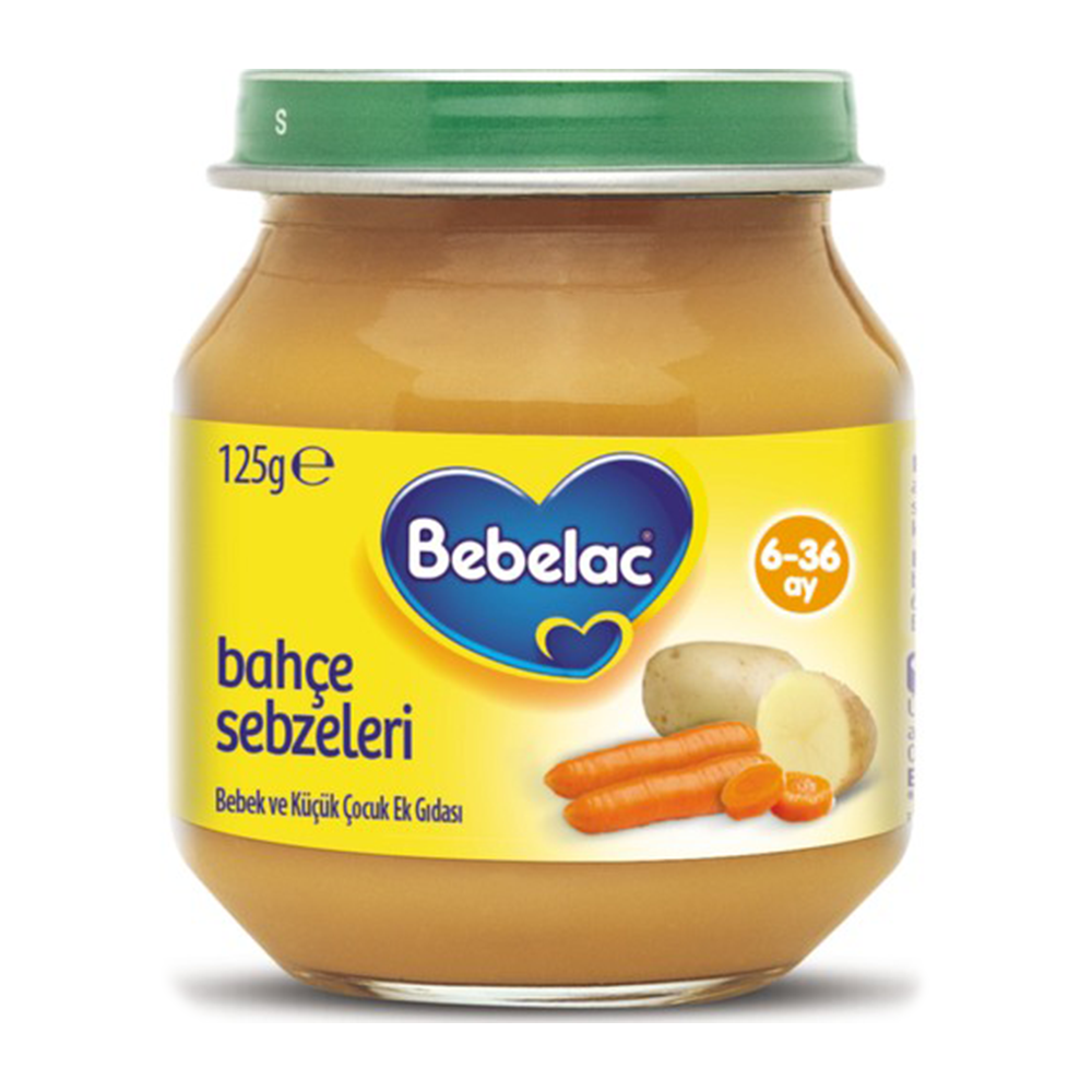 Bebelac Bahçe Sebzeleri Kavanoz Maması 125 gr 