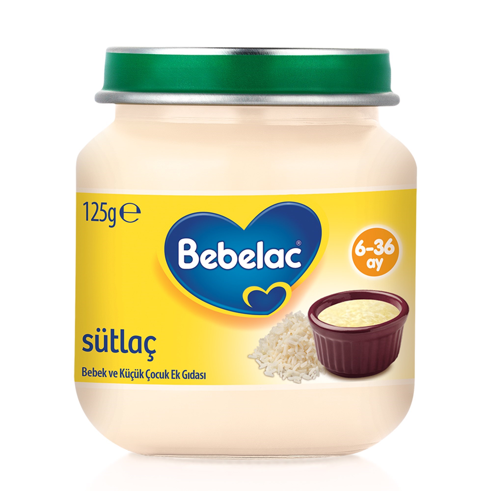 Bebelac Sütlaç Kavanoz 125 g 6+ Ay 