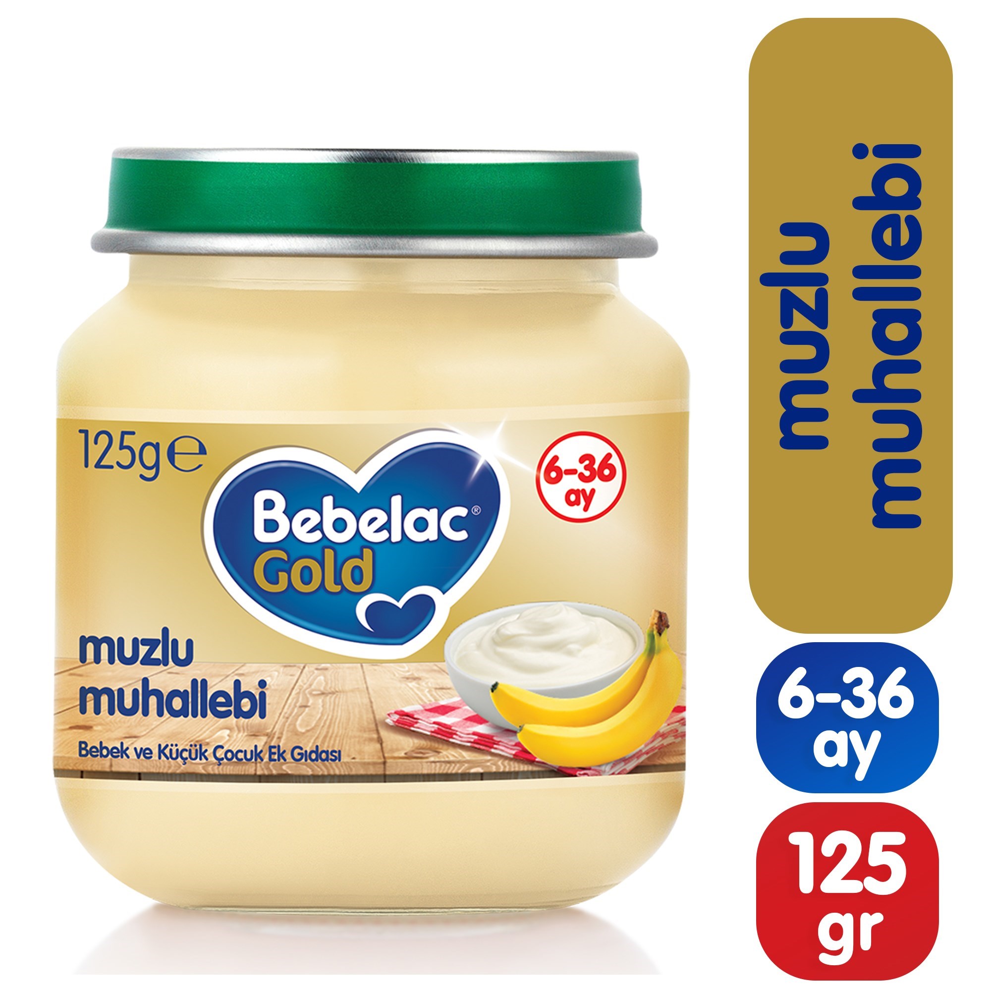 Bebelac Gold Muzlu Muhallebi 125 g 6+ Ay 