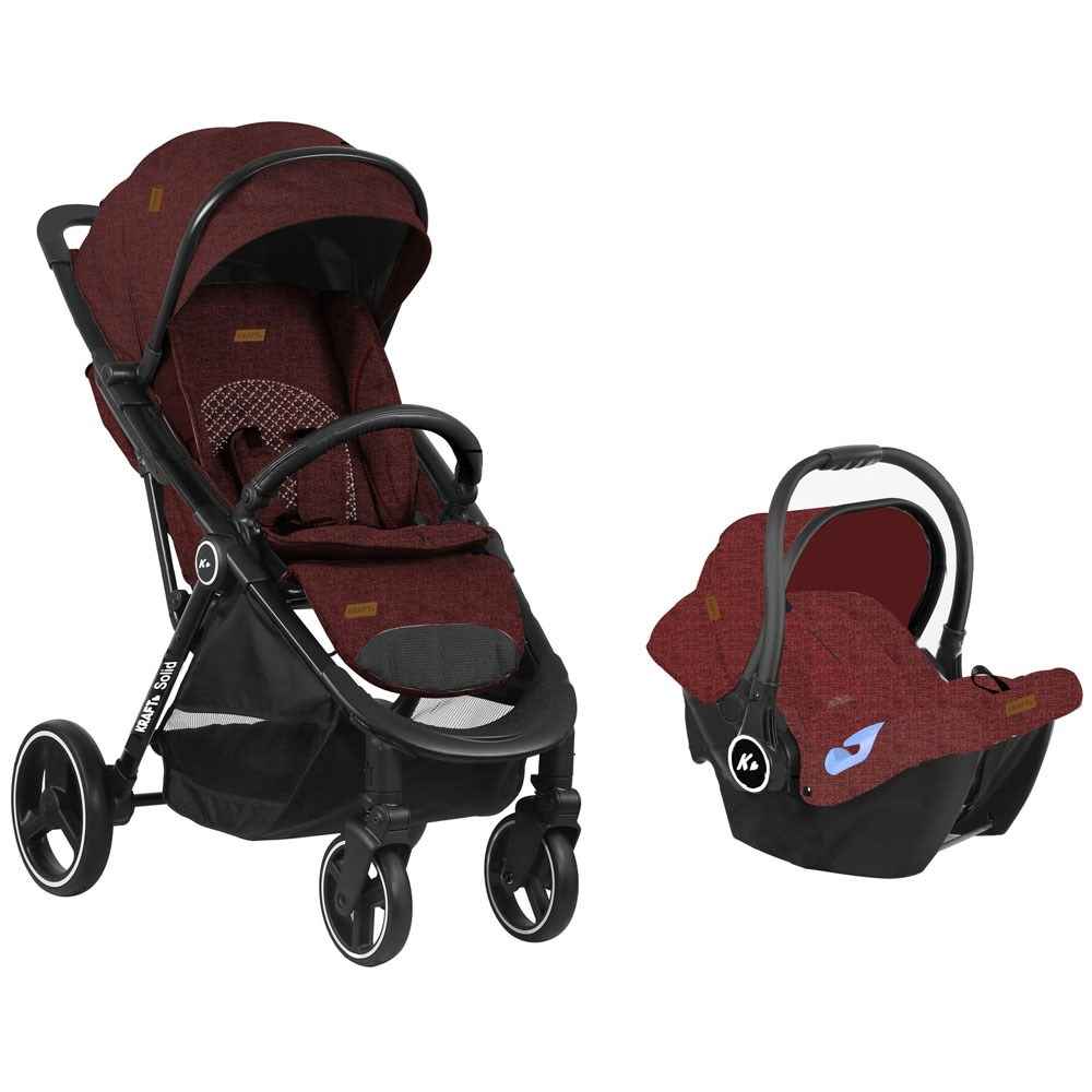 Kraft Solid Travel Bebek Arabası Red