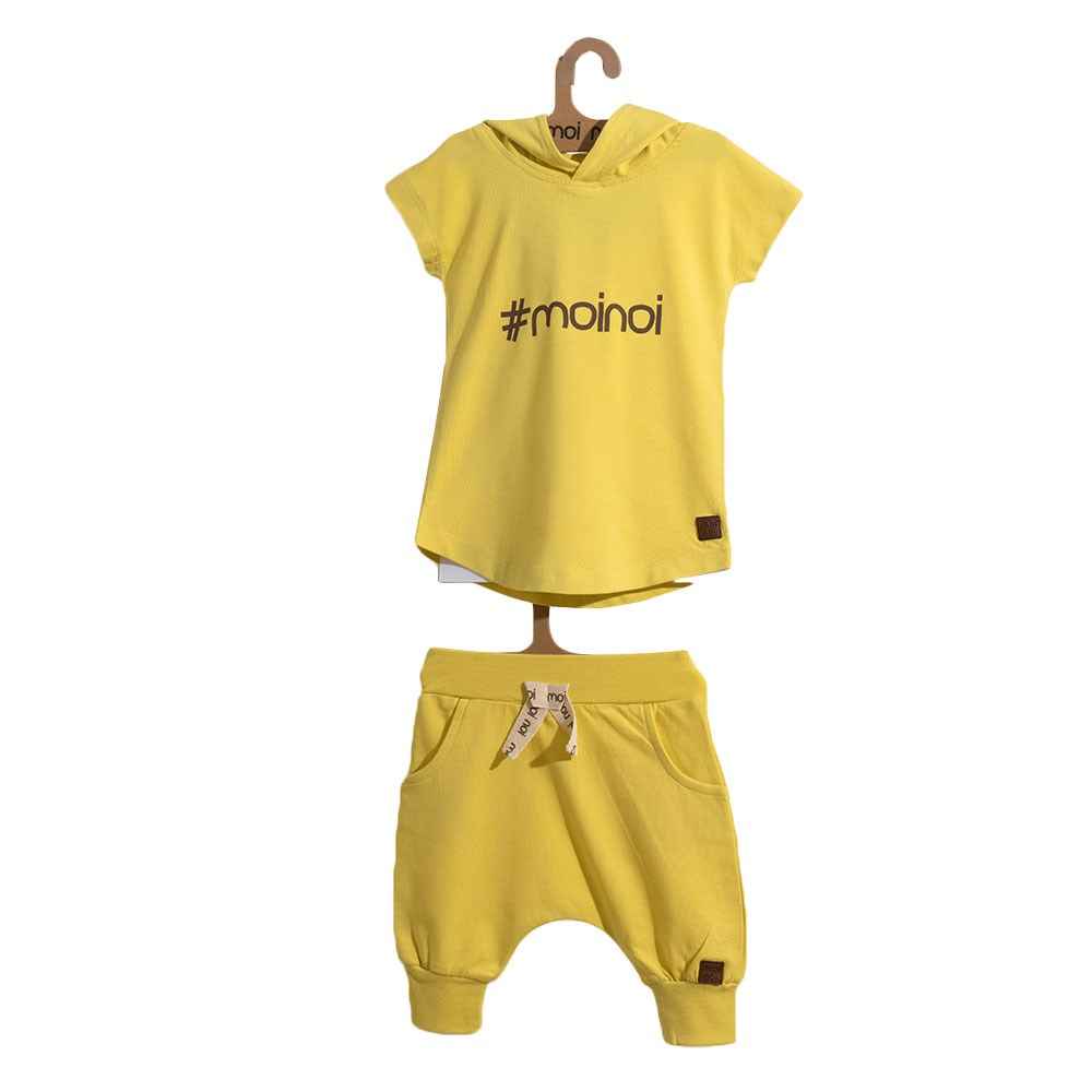 Moi Noi Çocuk Tshirt Şort Takım 4136-28 Sarı