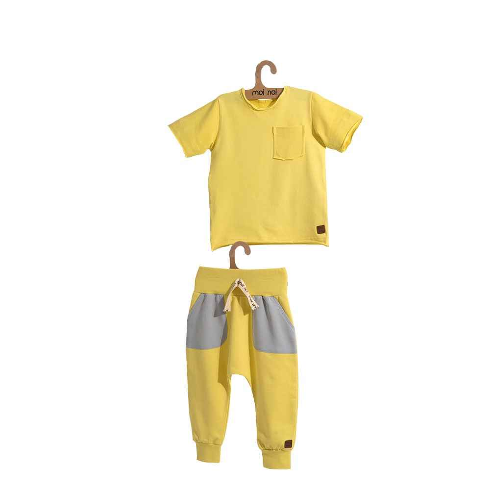 Moi Noi Cepli Çocuk Tshirt Takım 4148-30 Sarı
