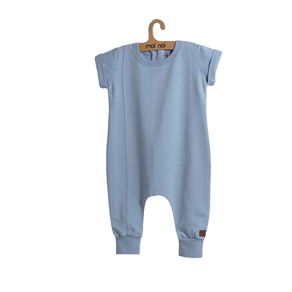 Moi Noi Boydan Dikişli Bebe Tulum 4057 Mavi
