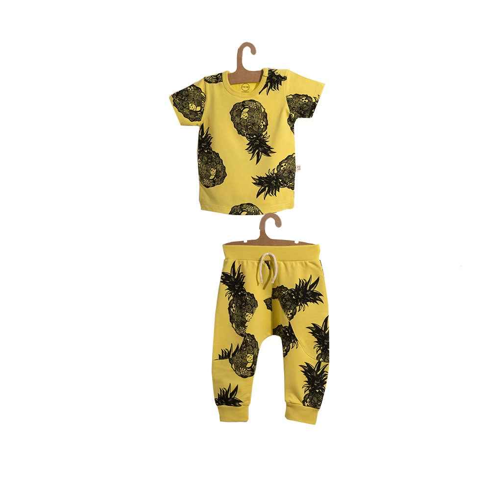 Moi Noi Bebek Tshirt Şort Takım 97001 Sarı