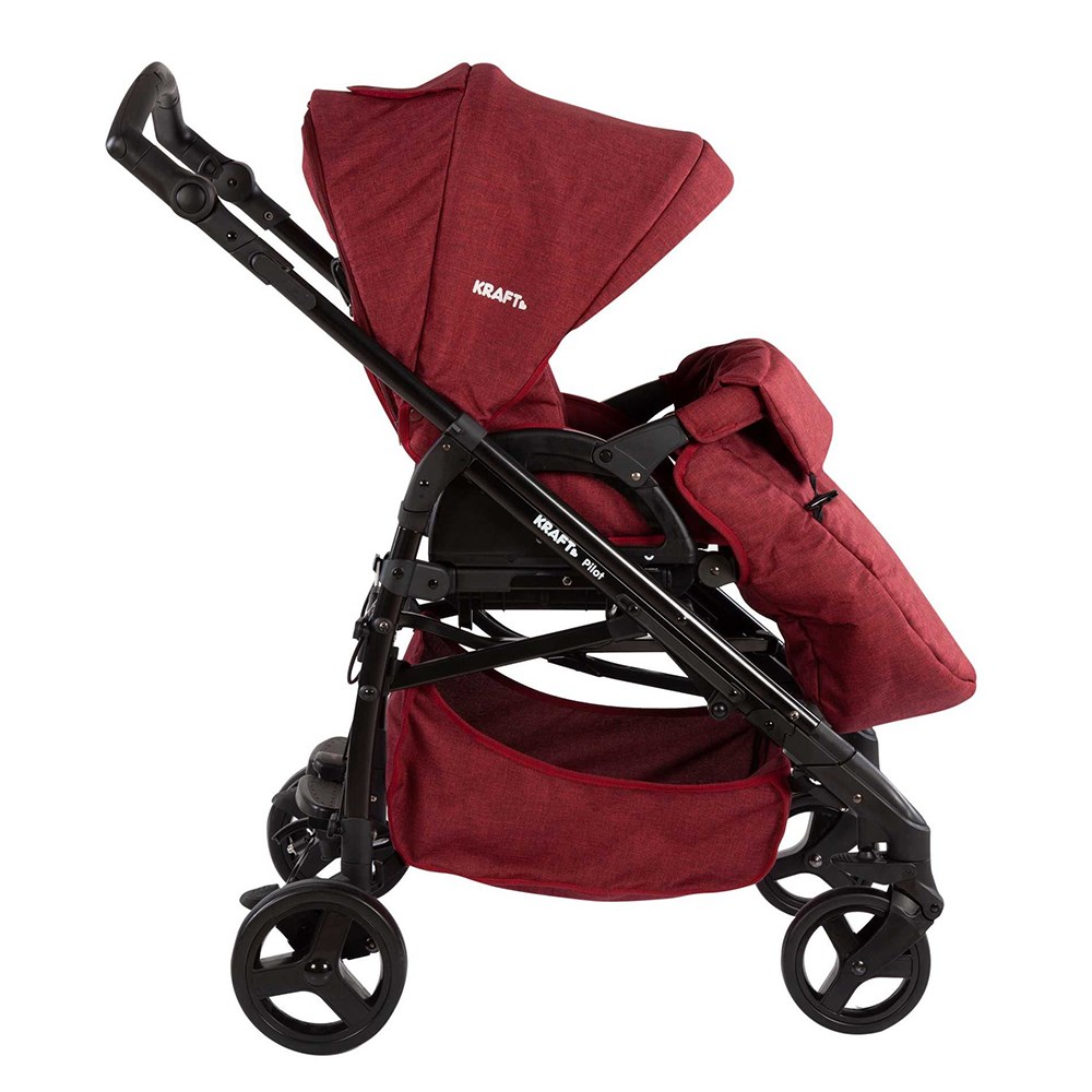 Kraft Pilot Travel Sistem Bebek Arabası Red