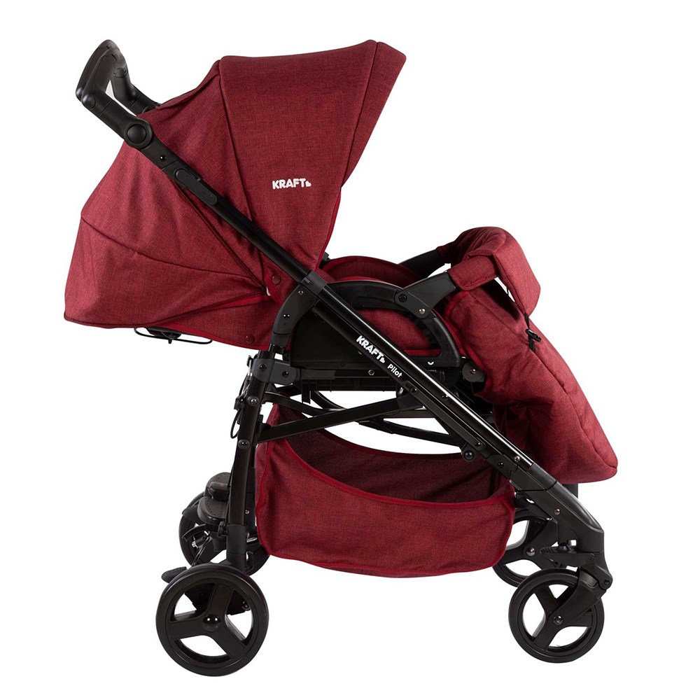 Kraft Pilot Travel Sistem Bebek Arabası Red