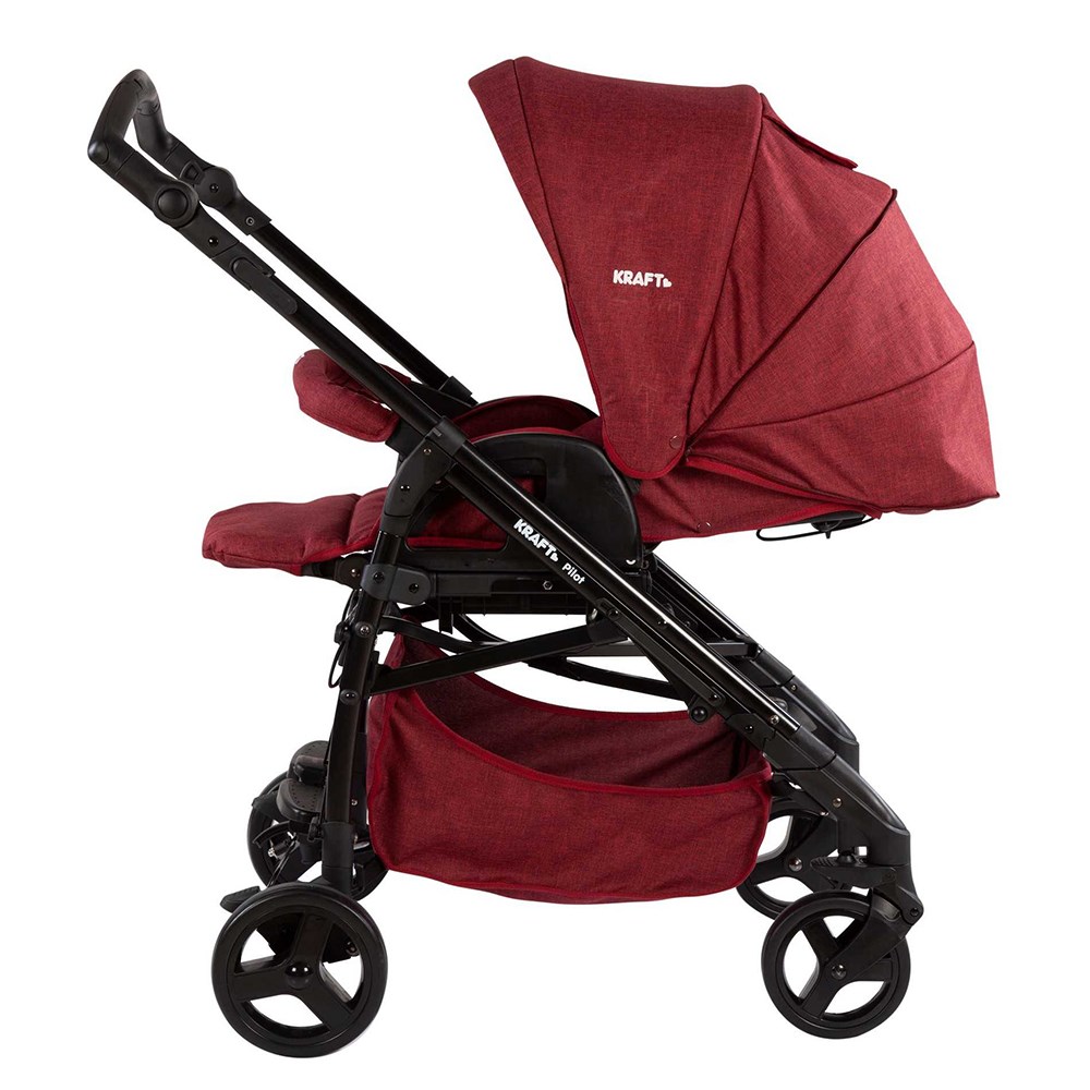 Kraft Pilot Travel Sistem Bebek Arabası Red
