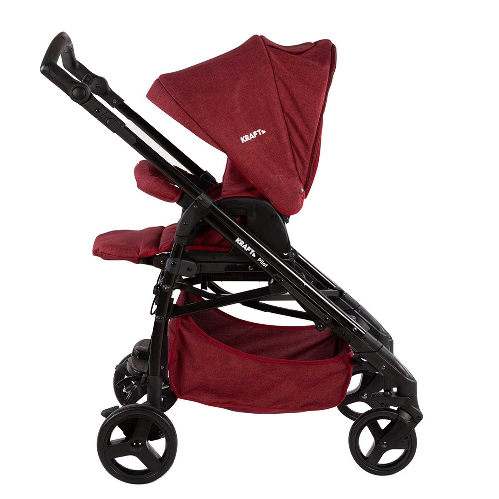Kraft Pilot Travel Sistem Bebek Arabası Red