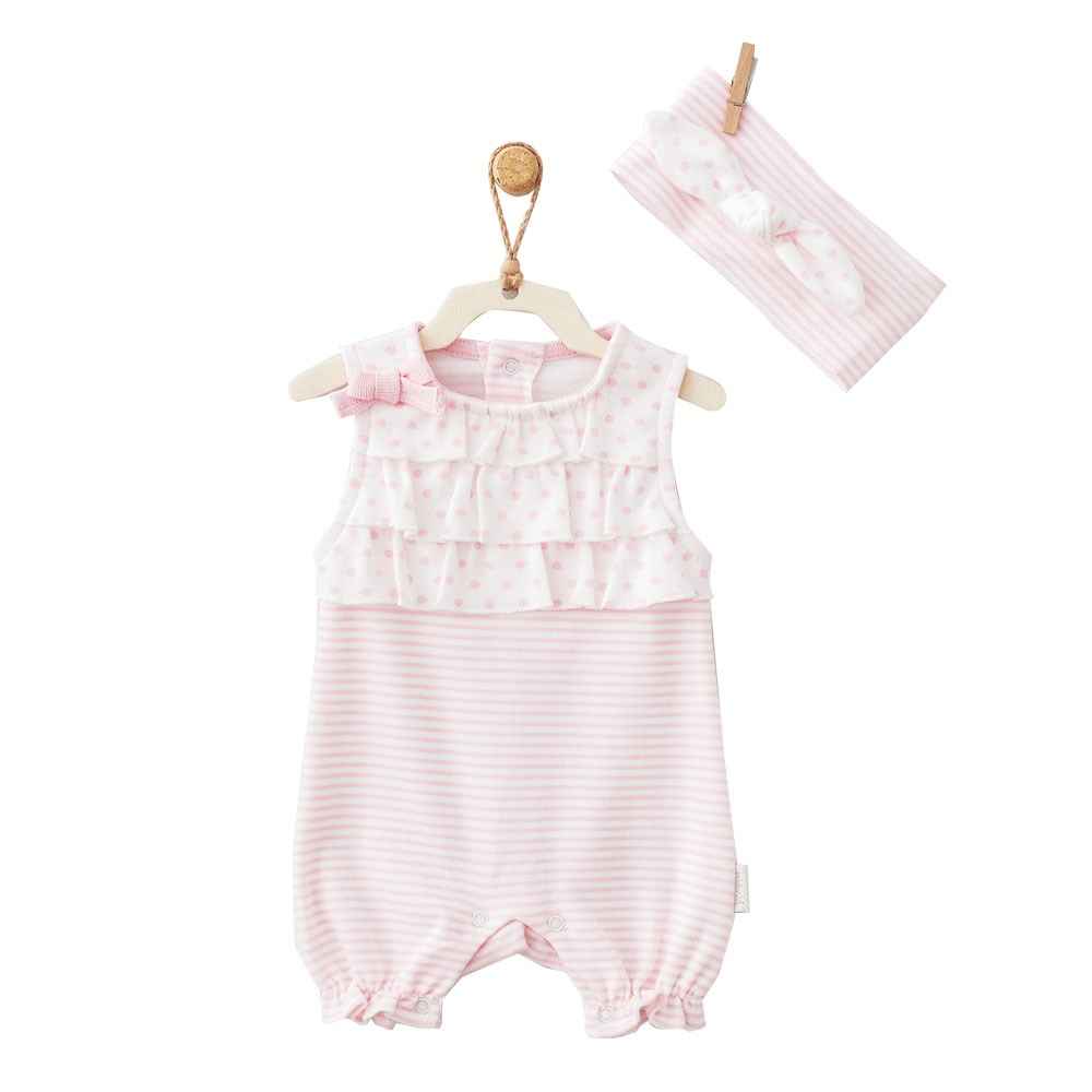 Andywawa Small Beautiful Bebek Tulumu AC9593 Pink