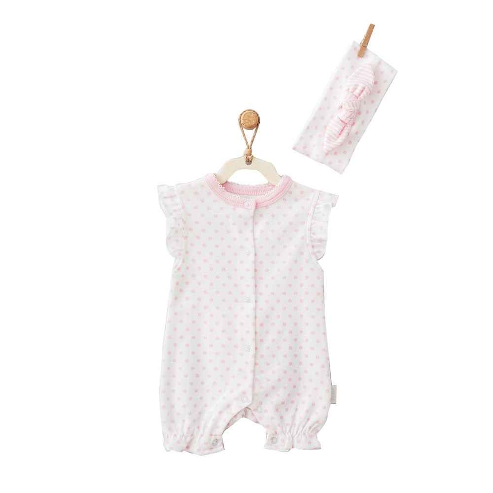 Andywawa Small Beautiful Bebek Tulumu AC9594 Pink