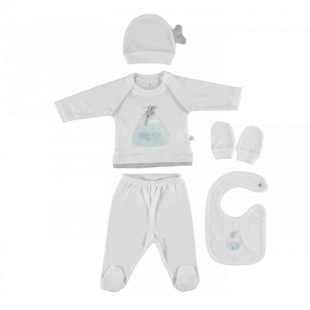 Bibaby Acqua 5'li Hastane Çıkışı Seti 62104 Ekru