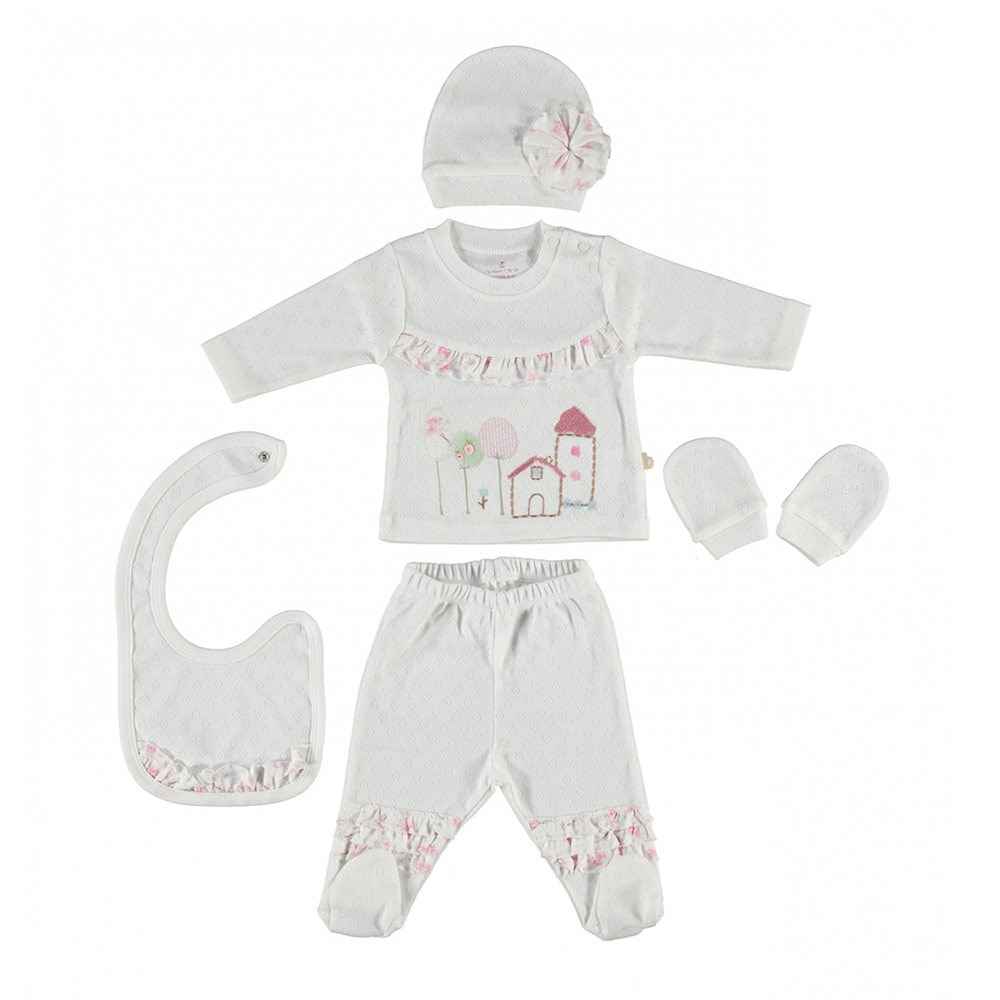 Bibaby Naturel 5'li Hastane Çıkışı Seti 62103 Ekru