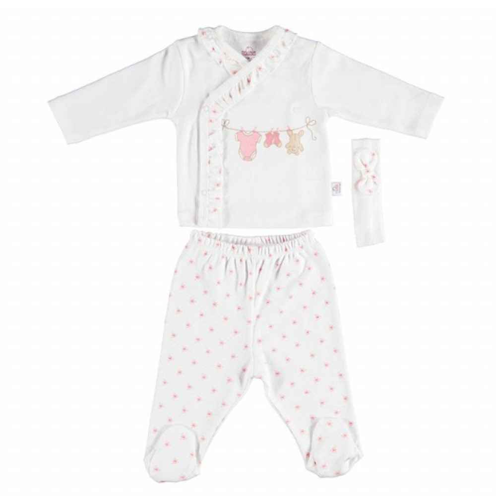 Bibaby Bimini Wardrobe Bebek Alt Üst Takımı 73135 Pembe