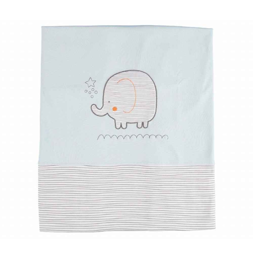 Bibaby Bimini Lıttle Elephant Tek Bebek Battaniyesi 64379 Mint