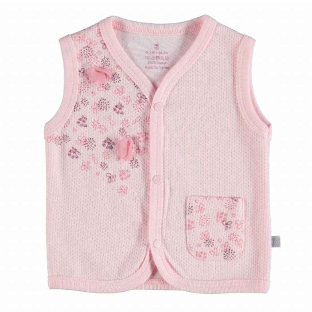 Bibaby Pink Clover Yelek 61274 Pembe